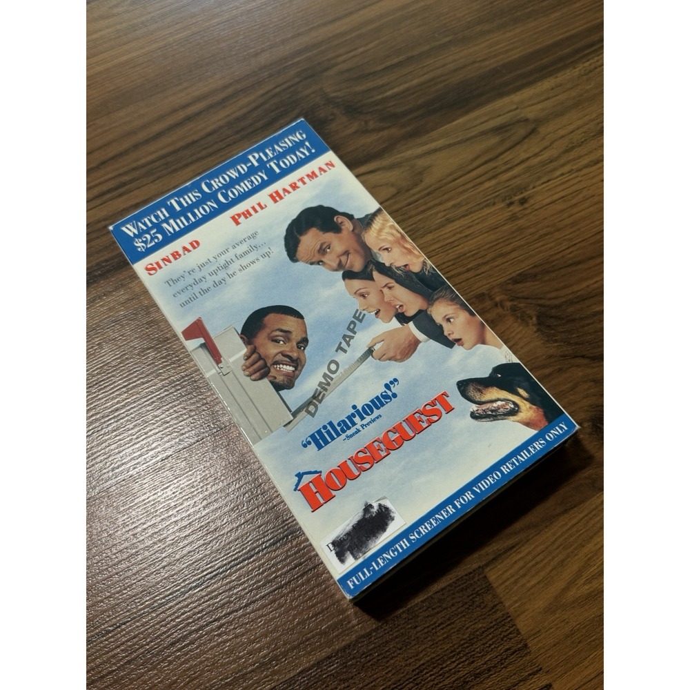 Houseguest (VHS, 1995) Promo/Demo/Screener-Phil Hartman Sinbad TESTED